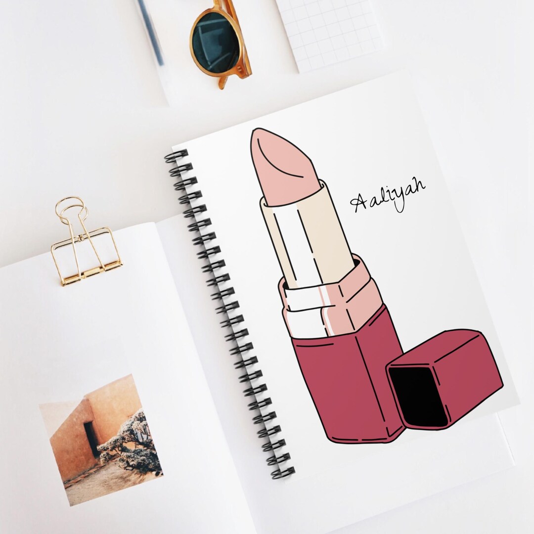 Makeup Artist Notebook, MUA Gift, Lipstick Lover Journal, Cosmetologist ...