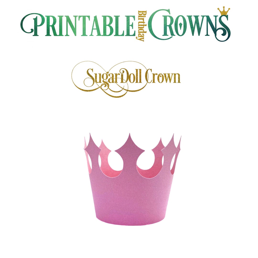 printable-crown-template-party-hat-template-paper-crown-etsy