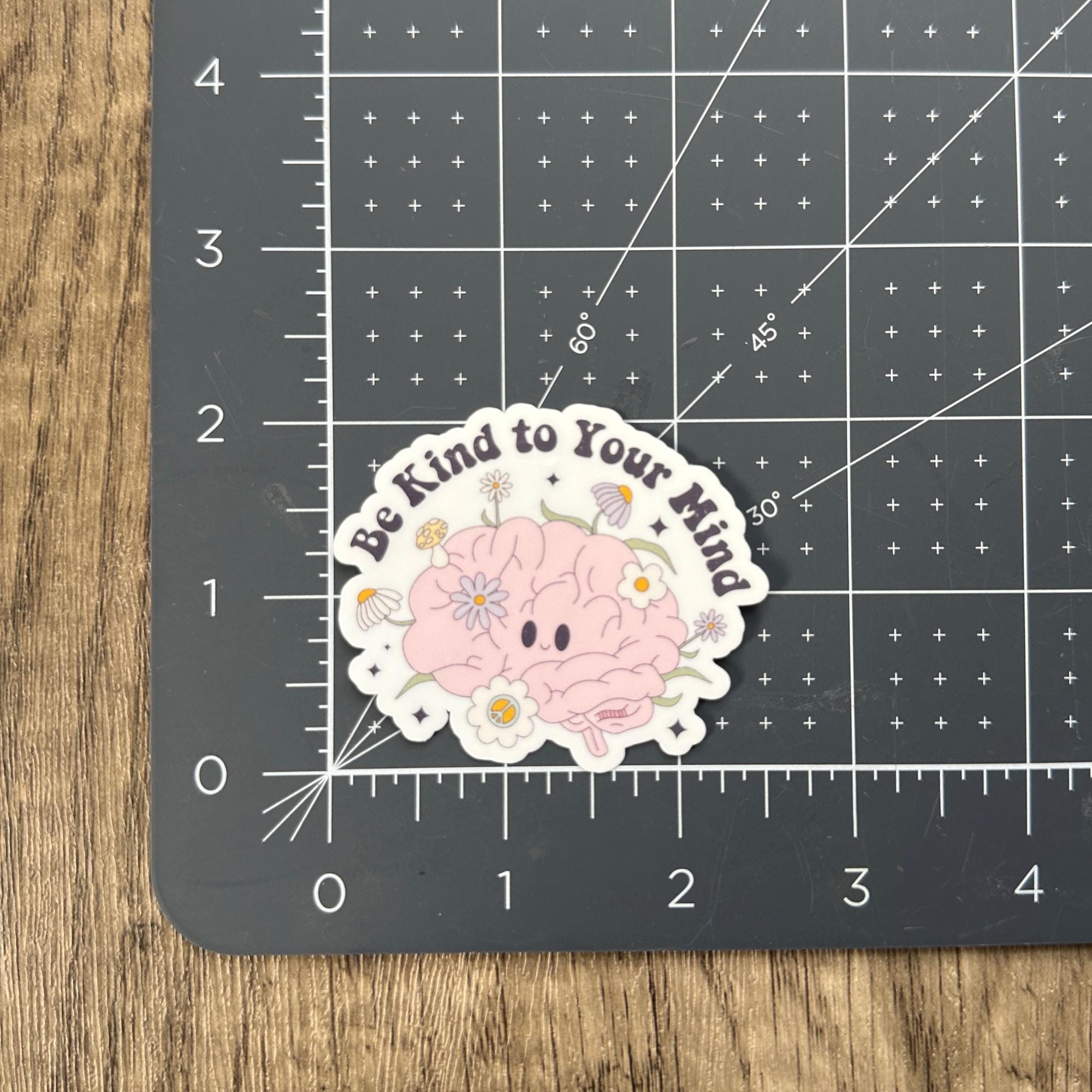 Be Kind to Your Mind Sticker, Waterproof Mental Health Decal - Etsy