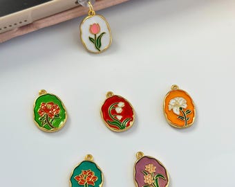 Charms Anti-poussière Pour Kindle Et Smartphone - Lot De 9, Port Type-C, Motifs Papillon, Nœud, Fleur - 2