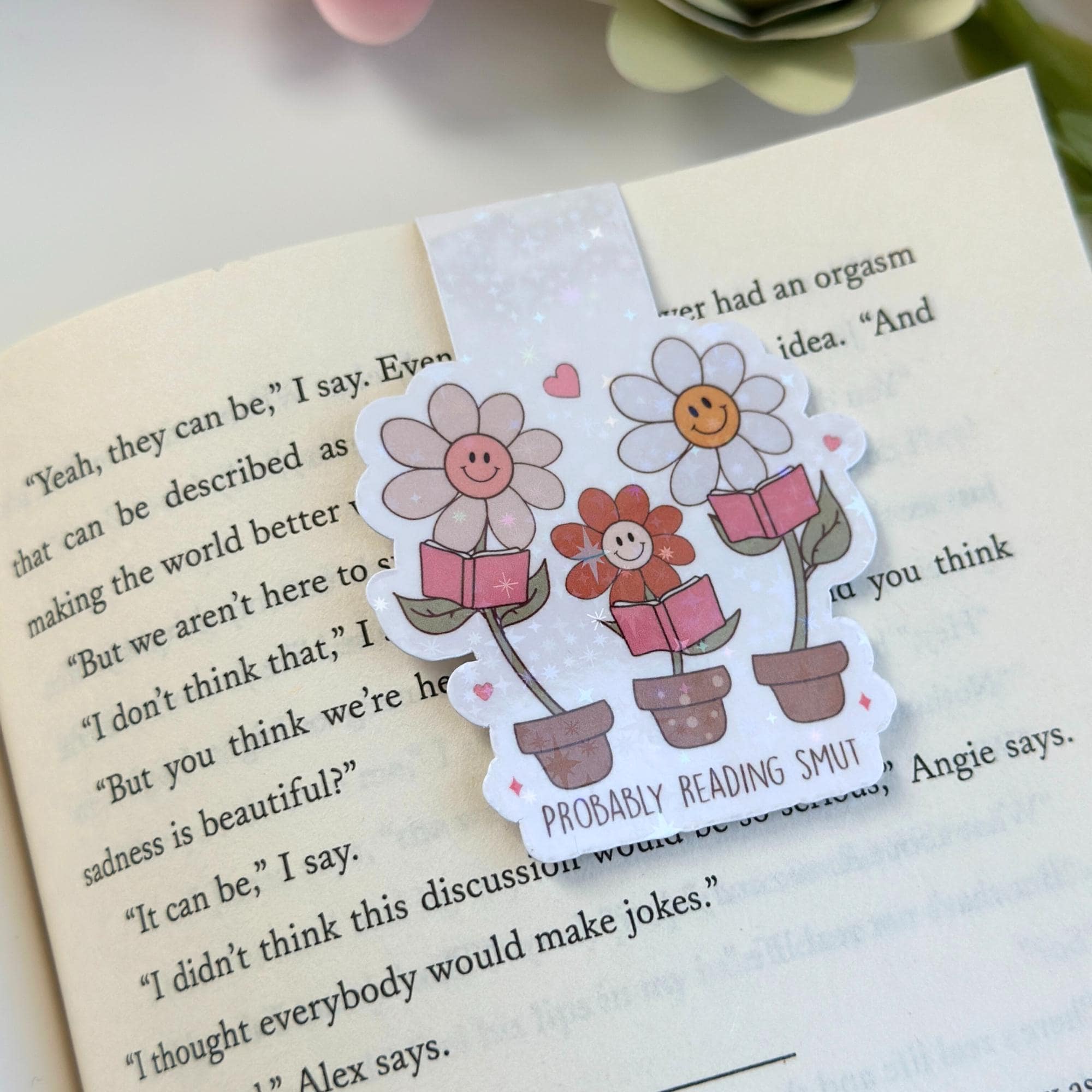 Magnetic Bookmark for Smut lovers, Bookish Gifts for Smut Readers, Cute Book Accessories, Magnetic Page Holder for Book Lovers, Smut Reader