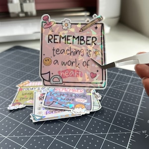 Teacher Gift sticker, Funny Teacher Gift, Planner Sticker, Water Resistant Sticker, laptop sticker, Teacher Stickers, Gifts for Teacher