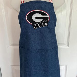 Georgia Bulldog Embroidered Apron