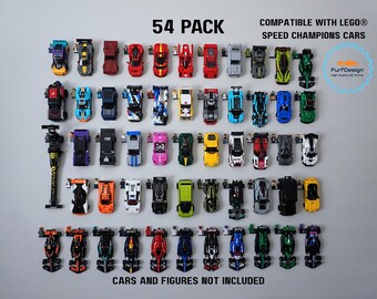 Wall Mounts For Brick Cars (Full 8-Stud Collection; 54 Mounts; 2020-Present)