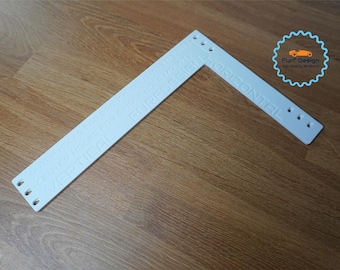 Display Template for FurfDesign 6 and 8-Stud Wall Mounts for Brick Cars
