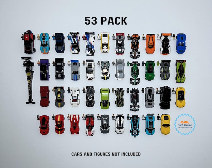 Featured listing image: Wall Mounts For Brick Cars (Full 8-Stud Collection; 54 Mounts; 2020-Present)
