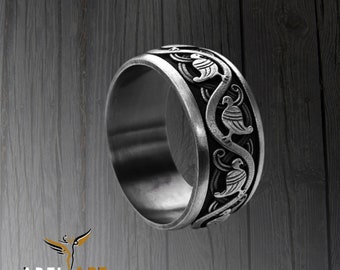 Anillo de paloma de plata de ley 925: Anillo de promesa de boda con diseño de pájaro