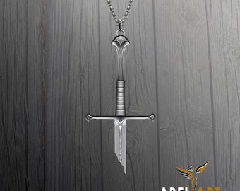ナルシル アラゴルンの剣 シルバーペンダント - Etsy 日本