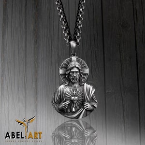 925 Sterling Silver Christian Themed Necklaces – Religious Jewelry, Cross, Saint Pendants, Spiritual Gifts, Faith Symbols, Jesus Pendant
