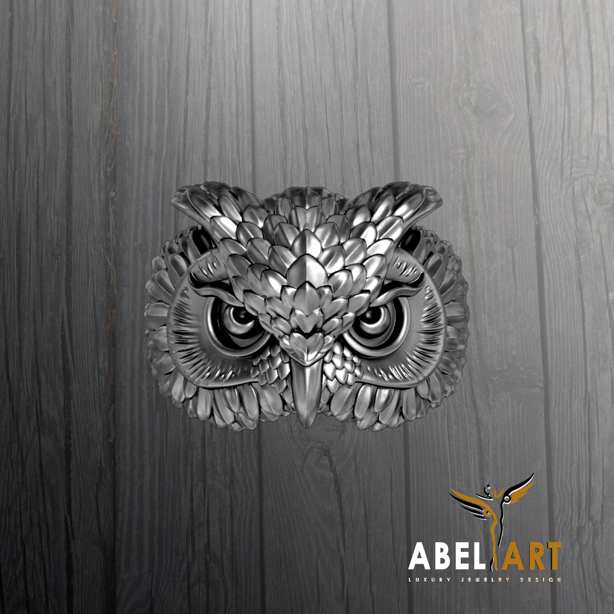 Sterling Silver Owl Ring: Mystic Bird Totem Jewelry