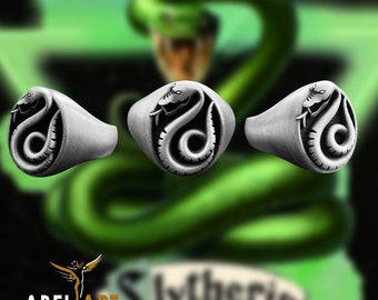 Harry Potter Slytherin Slytherin Draco Malfoy Ring Snake Slytherin