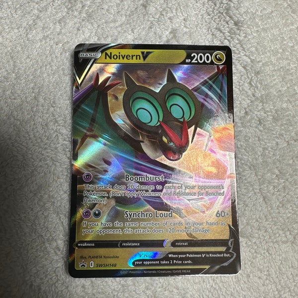 Pokémon TCG Noivern V SWSH Schwarze Sterne Promos SWSH148 - NM/M