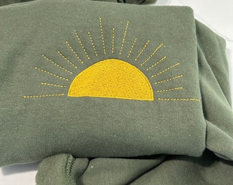 Embroidered Sun Sweatshirt