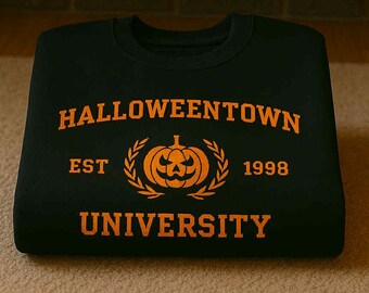 Embroidered Halloweentown Crewneck Sweatshirt: Salem University Halloween