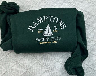 Embroidered Hamptons Sweatshirt