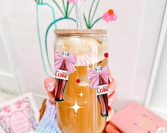 Diet Coke Glass Can Tumbler: 16oz Soda Cup