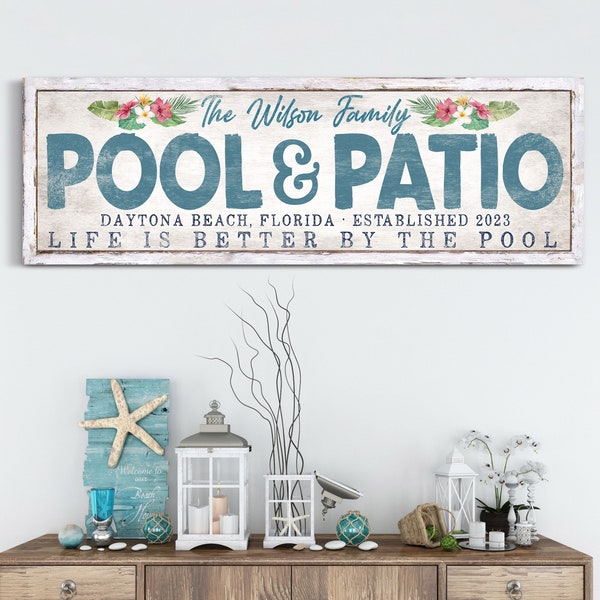 Outdoor Pool Signs Etsy