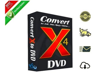 Original VSO ConvertXtoDVD V4 Convert Your video Files To DVD For Windows Full Version Lifetime Instant Download