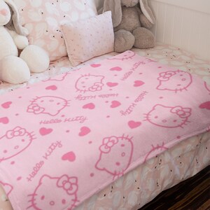 Hello Kitty Blanket - Etsy