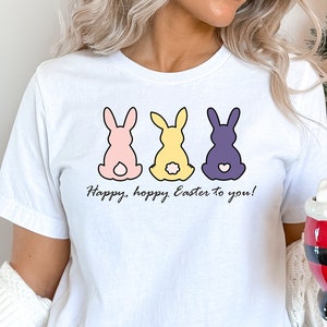 Happy Easter To You Shirt,Rabbit Shirt, Bunny Shirt, Easter Shirt, Cute Bunny Shirt, Easter Bunny Shirt, Rabbit Lover Gift
