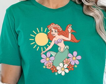 Mermaid Shirt, Peace Mermaid Shirt, Disney Princess Shirt, Funny Mermaid Shirt, Ariel Peace Shirt, Princess Shirt, Little Mermaid Shirt