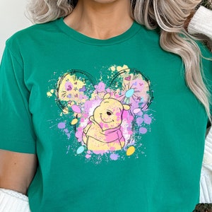 Pooh Bear Easter Shirt, Disney Happy Easter Shirts, Pooh Bunny Shirt, Family Easter Shirt, Winnie The Pooh Tee, Cute Pooh Bunny Shirt