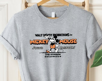 Camisa de Mickey Mouse, camisa de Walt Disney, camisa de Disney, camisa de vacaciones de Disney familiar, camisa de cumpleaños de Disney, camisa personalizada de Disney