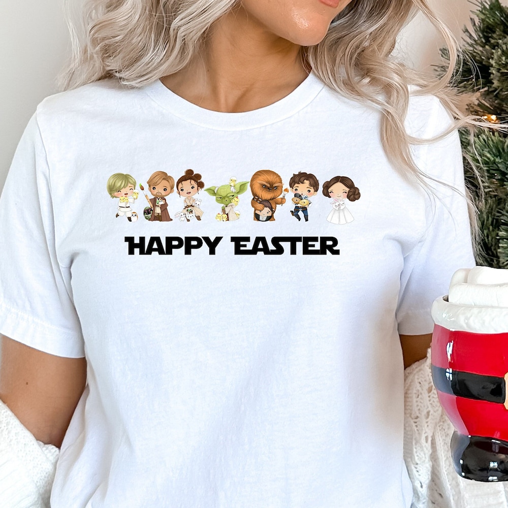 Happy Easter Shirt,Baby Yoda Easter Shirt, Easter Shirt, Disney Easter Shirt, Yoda Easter Shirt, Star Wars Easter Shirt, Star Wars Shirt Bespoketshirt