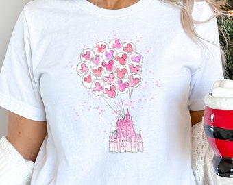 Disney Castle Shirt, Disney Minnie Shirt, Magic Kingdom Shirt, Mickey Ears Shirt, Disney Balloon Shirt, Mickey Balloon Shirt