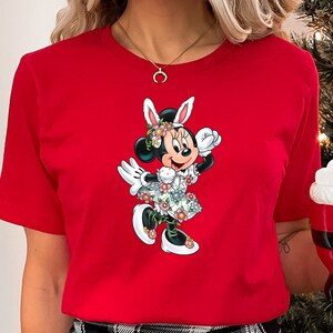 Disney Spring Shirt, Disney Minnie Shirt, Floral Disney Shirt, Disney Shirt, Minnie Shirt, Disney Summer Shirt,Floral Shirt
