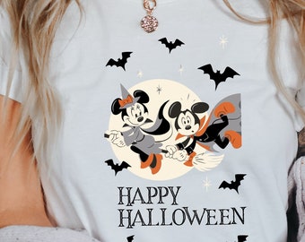 Mickey and Minnie Halloween Shirt, Happy Halloween Shirt, Disney Halloween Shirt, Disney Shirt, Halloween Matching Shirts, Halloween Shirt