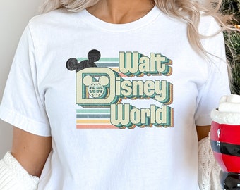 Camiseta de Walt Disney, Camisas de Disney, Camisas de Mickey, Camisa de Minnie, Camisa de Disneyworld, Camisa de Disney para Mujeres, Camisa de Walt Disney, Castillo de Disney