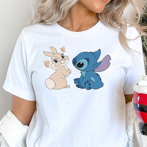 Easter Stitch Shirt, Disney Easter Shirt, Happy Easter Shirt, Easter Bunny Shirt, Easter Eggs Shirt, Stitch Bunny Shirt