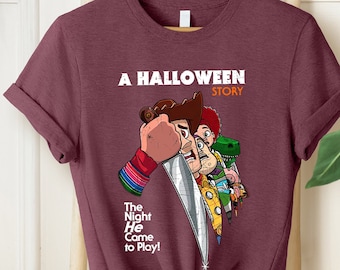 Camisa de Toy Story da Disney Halloween, camisa de história de Halloween, camisa de Toy Story de Halloween da Disney, camisa de viagem em família da Disney Halloween