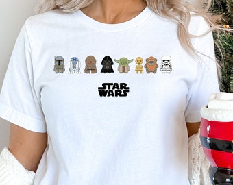Star Wars Retro Shirt, Disney Star Wars, Gift For Men Women, Kid Shirt, Star wars shirt, Star War Character