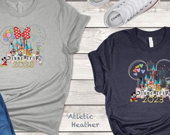 Disney Trip 2023 Shirt, Disney Mickey and Minnie Shirt, Mickey and Friends Shirt Disneyworld Shirt 2023, Vintage Disneyland Shirt