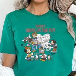 Mickey Bring On The Fun, Disney Cowboy Shirt, Mickey Cowboy Shirt, Mickey and Friends Shirt, Cowboy Shirt, Disney Outfit Shirt