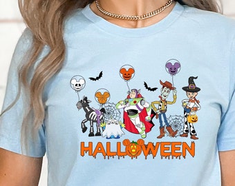 Camisa de Halloween de Toy Story, camisa de esqueleto de Toy Story, camisa de Halloween de Disney, camisa de globos de Halloween de Disney