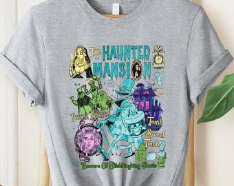 Retro The Haunted Mansion Shirt, Disneyland the Haunted Mansion Shirt, Retro Halloween Tshirt, Disneyland Trip Shirt