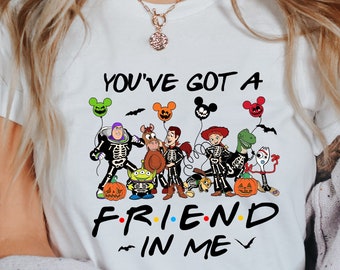 Retro Disney Toy Story You Are Got A Friend In Me Halloween Shirt, Halloween Balloon Shirt, Disneyland Halloween Shirt, Disney Shirt