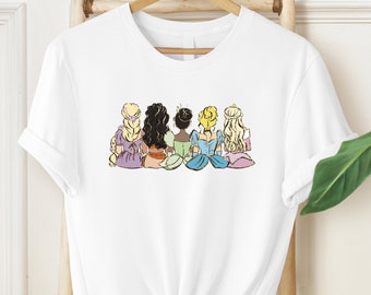 Camisa de princesa de Disney, camisa de Disney, camisa de Magic Kingdom, camisa de niña de Disney, camisa de Disneyland, camisa de princesa de Disney, camisa de Disney World