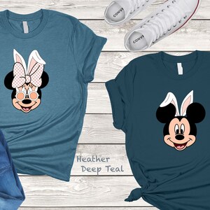 Easter Bunny Shirt, Easter Disney Shirts, Easter Couple Shirts, Mickey Easter Shirt, Minnie Easter Shirt, Disney Easter Eggs Shirt