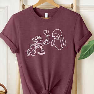 Wall-E Disney Shirt, Wall-E Shirt, Wall-E Characters Shirt, Wall-E Tee, Disney World, Disneyland Shirt