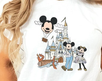 Mickey and Minnie & Disney Castle Shirt, Disney Shirt, Magic Kingdom Shirt, Magical Castle Shirt, Disneyworld Shirt, WDW Shirt