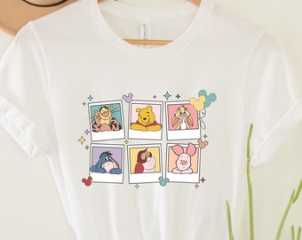 Winnie The Pooh Tshirt, Kids Cartoon Shirts, Bear Winnie Piglet Eeyore Tigger Shirt, Gift For Kids, Toddler Shirt, Unisex Shirt