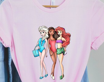 Disney Princess Shirt, Disney Beach Tee, Disney Holiday Shirt, Disney Girl Trip, Princess Shirt, Princess Castle, Disney Family Trip