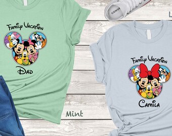 Disney Family Vacation Couple Shirt,Mickey Mouse Shirt, Minnie Mouse Shirt , Disney Couple Shirt, Disney Family Shirt