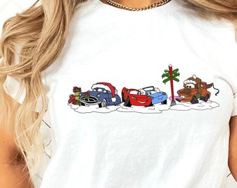 Disneys julbilar-tröja, Disneys jultröja, Disneys bilar-karaktärer-jultröja, Blixten McQueen-jultröja
