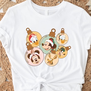 Mickey And Friends Christmas Shirt, Disney Ornament Ball Shirt, All Disney Characters Christmas Shirt, Disney Christmas Gift, Christmas Crew