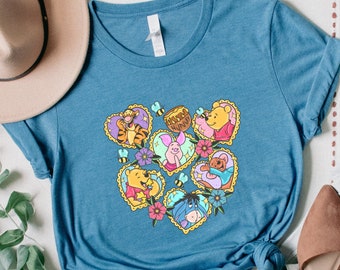 Winnie The Pooh Tshirt, Disney Shirt, Disney Family Shirt, Disneyland Shirt, Bear Winnie Piglet Eeyore Tigger Shirt, Gift For Kids